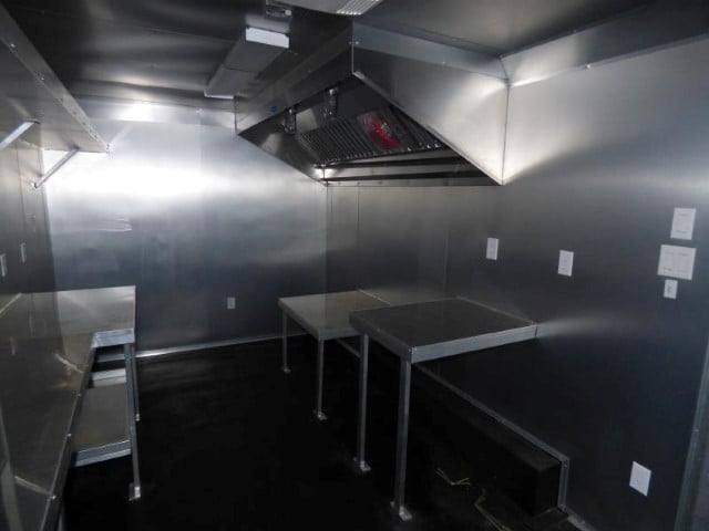 Concession Trailer 8.5' X 17' Red - Food Event Catering