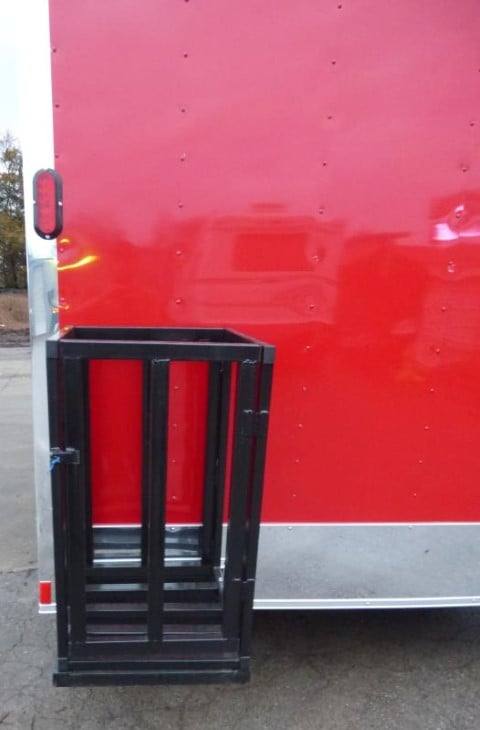 Concession Trailer 8.5' X 17' Red - Food Event Catering