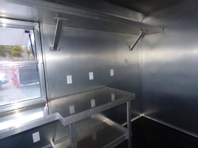 Concession Trailer 8.5' X 17' Red - Food Event Catering