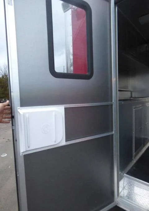 Concession Trailer 8.5' X 17' Red - Food Event Catering