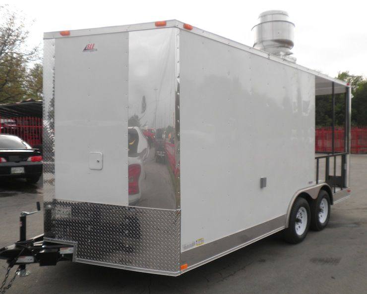 1104-concession-trailer-8.5-x-17-white-bbq-smoker-food-vending-4.jpg Concession Trailer 8.5' x 17' White - BBQ Smoker Food Vending