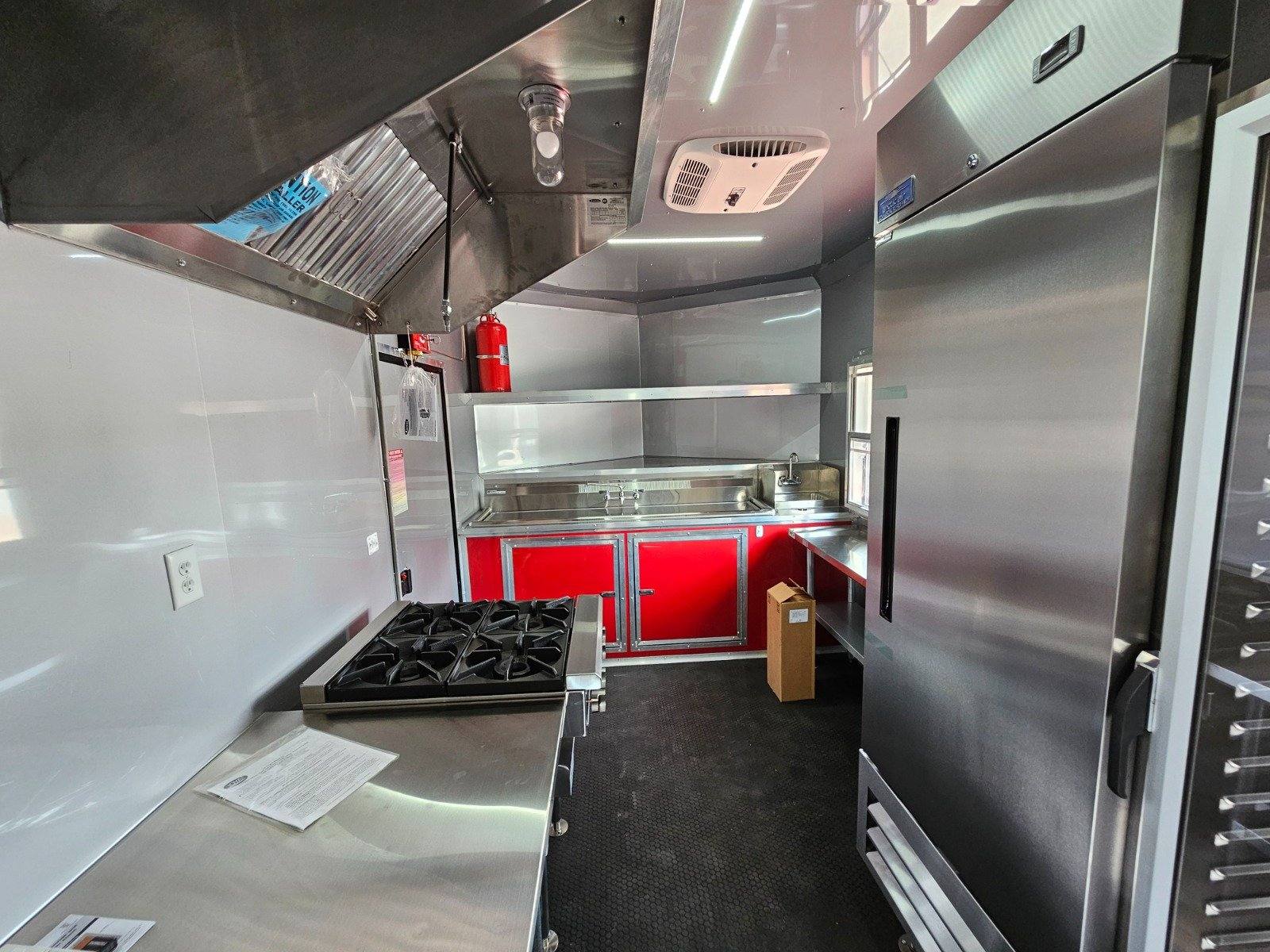 1105-concession-trailer-8.5-x-18-bbq-red-food-event-catering-20.jpg Concession Trailer 8.5' X 18' BBQ Red Food Event Catering