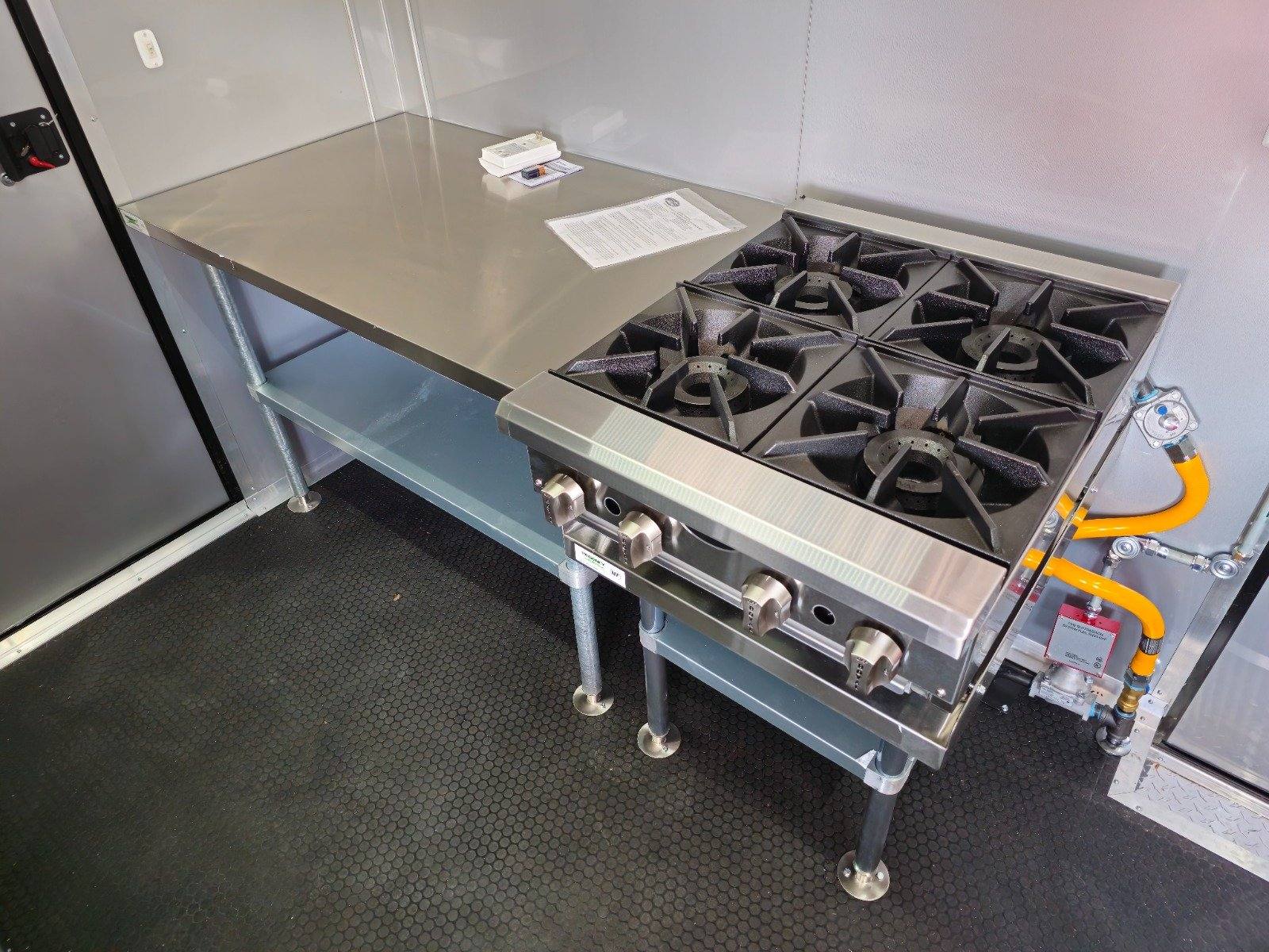 1105-concession-trailer-8.5-x-18-bbq-red-food-event-catering-24.jpg Concession Trailer 8.5' X 18' BBQ Red Food Event Catering