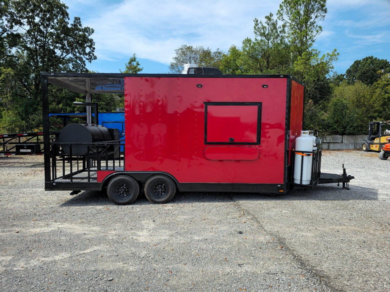 1105-concession-trailer-8.5-x-18-bbq-red-food-event-catering-8.jpg Concession Trailer 8.5' X 18' BBQ Red Food Event Catering