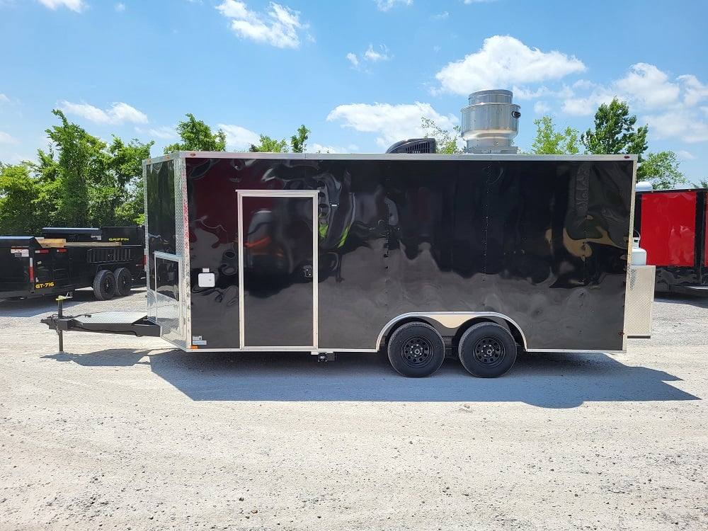 1106-concession-trailer-8.5-x-18-black-food-event-catering-4.jpg Concession Trailer 8.5' X 18' Black Food Event Catering