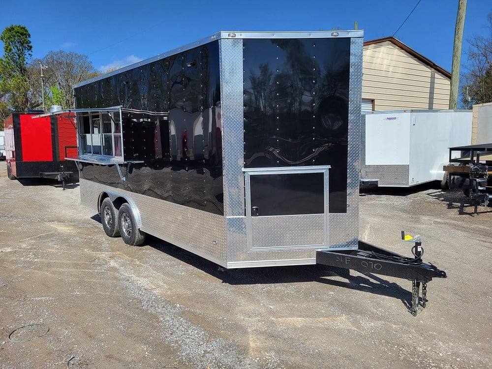 1107-concession-trailer-8.5-x-18-black-food-event-catering-1.jpg Concession Trailer 8.5' X 18' Black Food Event Catering