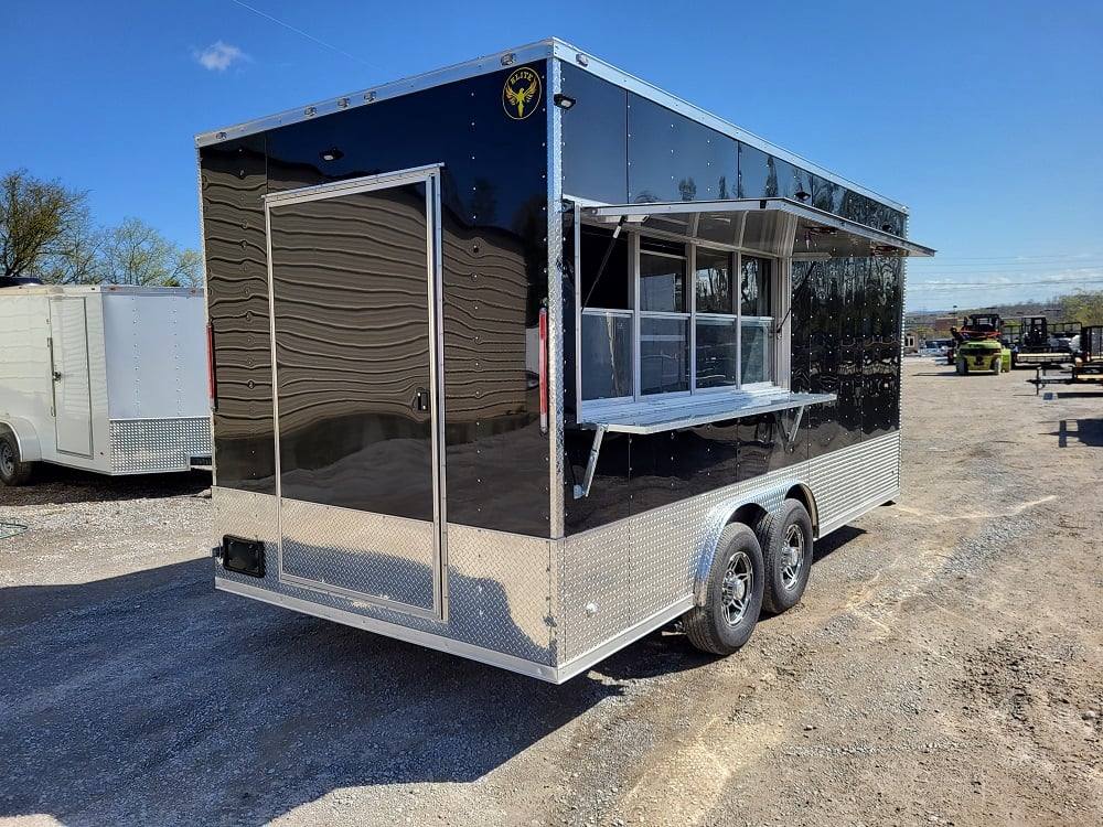 1107-concession-trailer-8.5-x-18-black-food-event-catering-13.jpg Concession Trailer 8.5' X 18' Black Food Event Catering