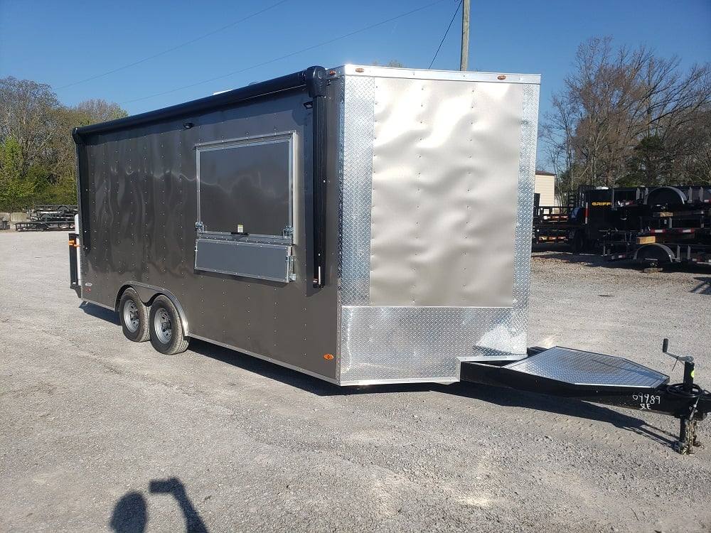 1109-concession-trailer-8.5-x-18-light-pewter-food-event-catering-2.jpg Concession Trailer 8.5' X 18' Light Pewter Food Event Catering