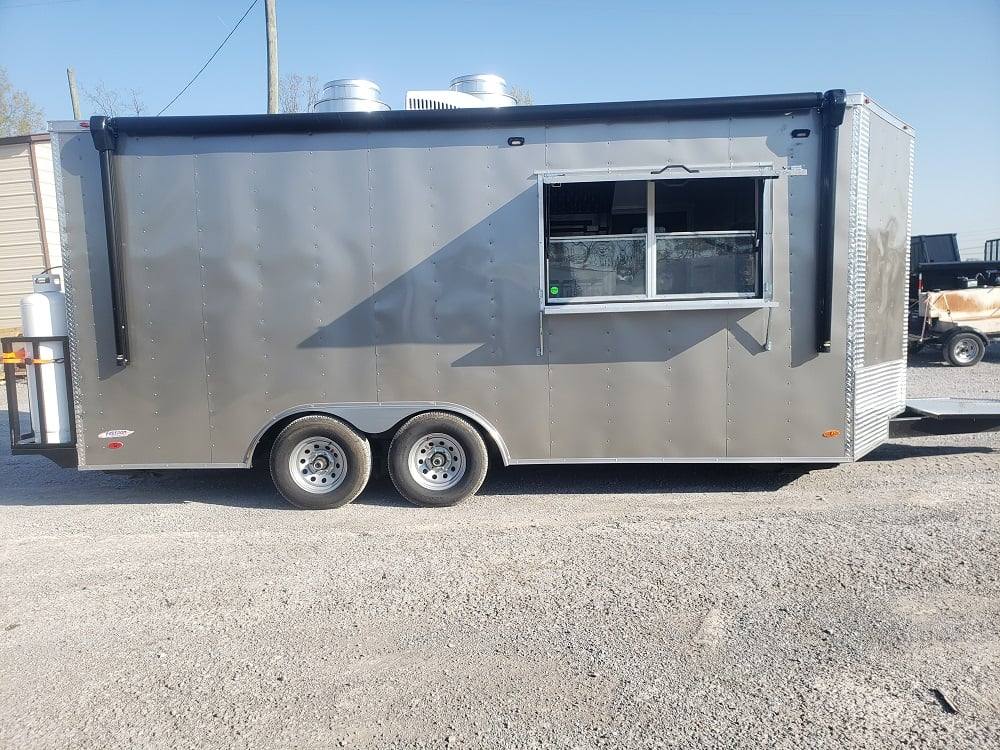 1109-concession-trailer-8.5-x-18-light-pewter-food-event-catering-6.jpg Concession Trailer 8.5' X 18' Light Pewter Food Event Catering