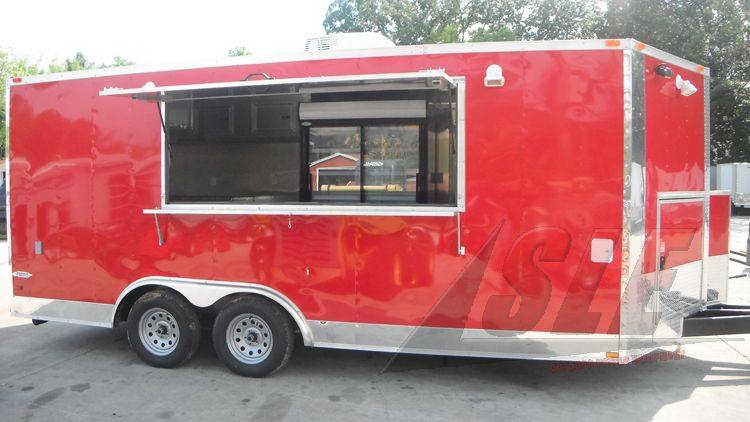 1111-concession-trailer-8.5-x-18-red-event-ice-cream-smoothie-catering-16.jpg Concession Trailer 8.5' x 18' Red - Event Ice Cream Smoothie Catering