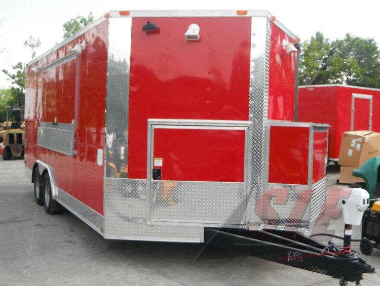 1111-concession-trailer-8.5-x-18-red-event-ice-cream-smoothie-catering-23.jpg Concession Trailer 8.5' x 18' Red - Event Ice Cream Smoothie Catering