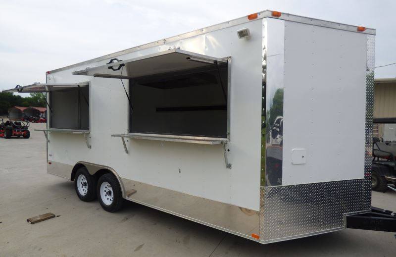 1114-concession-trailer-8.5-x-18-white-food-catering-event-20.jpg Concession Trailer 8.5' x 18' White - Food Catering Event