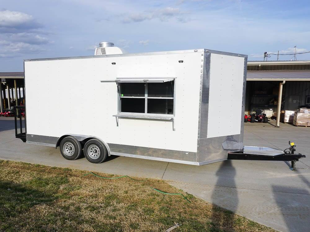 1116-concession-trailer-8.5-x-18-white-food-event-catering-1.jpg Concession Trailer 8.5' X 18' White Food Event Catering