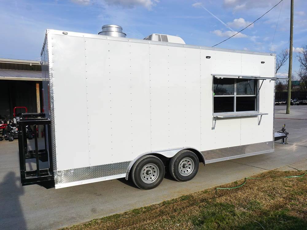 1116-concession-trailer-8.5-x-18-white-food-event-catering-11.jpg Concession Trailer 8.5' X 18' White Food Event Catering