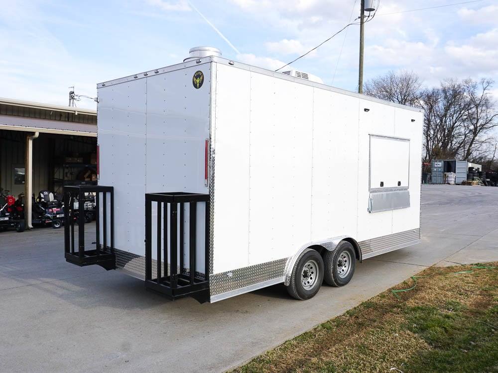 1116-concession-trailer-8.5-x-18-white-food-event-catering-7.jpg Concession Trailer 8.5' X 18' White Food Event Catering