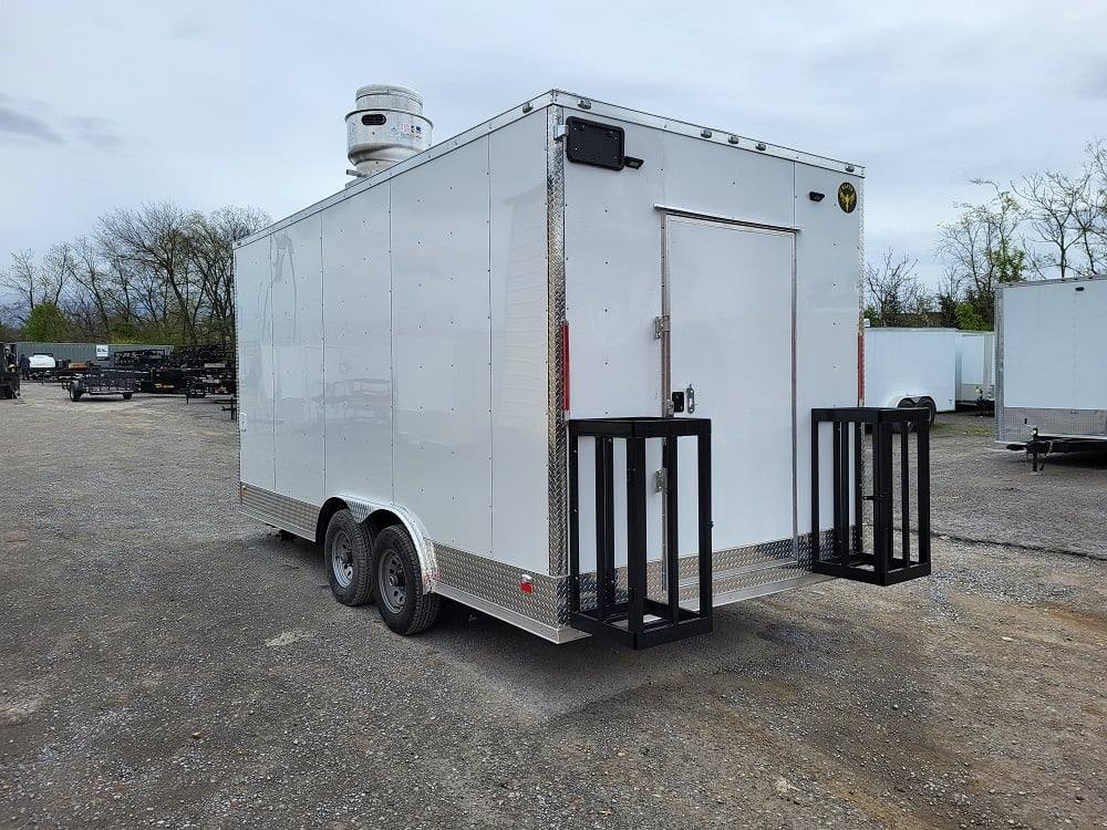 1117-concession-trailer-8.5-x-18-white-food-event-catering-6.jpg Concession Trailer 8.5' X 18' White Food Event Catering