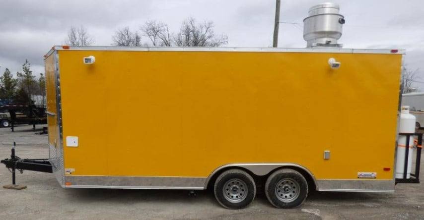 1118-concession-trailer-8.5-x-18-yellow-food-event-catering-4.jpg Concession Trailer 8.5' X 18' Yellow - Food Event Catering