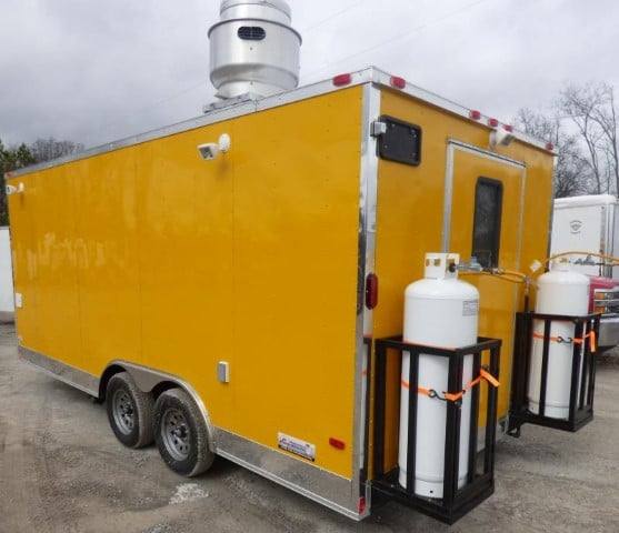 1118-concession-trailer-8.5-x-18-yellow-food-event-catering-5.jpg Concession Trailer 8.5' X 18' Yellow - Food Event Catering