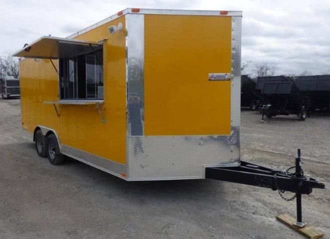 1118-concession-trailer-8.5-x-18-yellow-food-event-catering-8.jpg Concession Trailer 8.5' X 18' Yellow - Food Event Catering