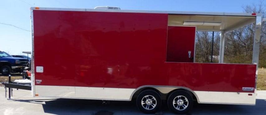 1121-concession-trailer-8.5-x-20-red-bbq-event-catering-3.jpg Concession Trailer 8.5' X 20' Red - BBQ Event catering