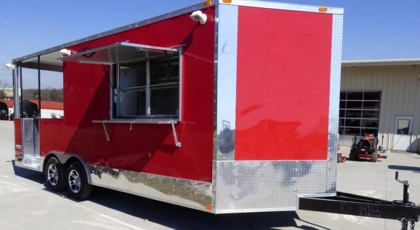 1121-concession-trailer-8.5-x-20-red-bbq-event-catering-35.jpg Concession Trailer 8.5' X 20' Red - BBQ Event catering