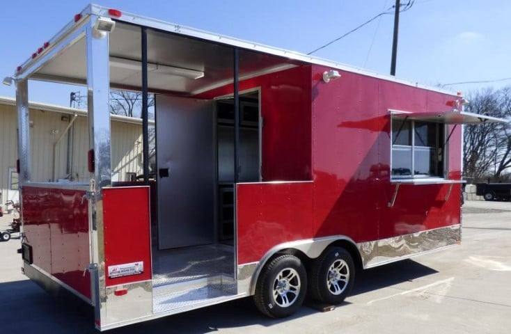1121-concession-trailer-8.5-x-20-red-bbq-event-catering-9.jpg Concession Trailer 8.5' X 20' Red - BBQ Event catering
