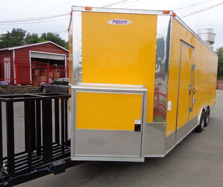 1124-concession-trailer-8.5-x-20-yellow-enclosed-vending-food-custom-5.jpg Concession Trailer 8.5' x 20' (Yellow) Enclosed Vending Food Custom