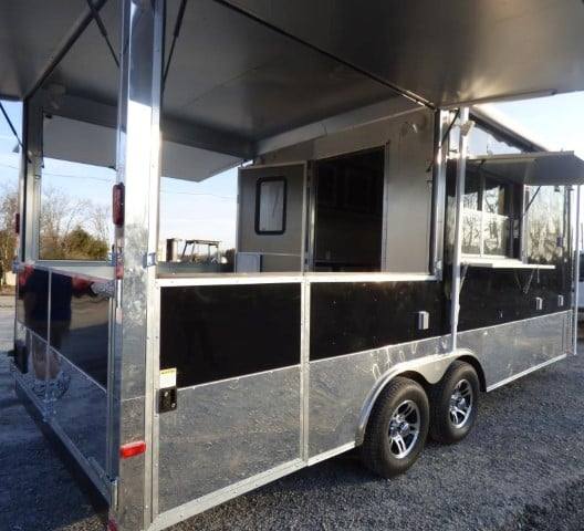 1126-concession-trailer-8.5-x-20-black-bbq-event-catering-11.jpg Concession Trailer 8.5' X 20' Black - BBQ Event Catering