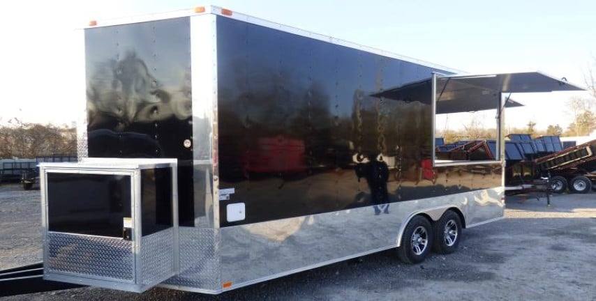 1126-concession-trailer-8.5-x-20-black-bbq-event-catering-35.jpg Concession Trailer 8.5' X 20' Black - BBQ Event Catering