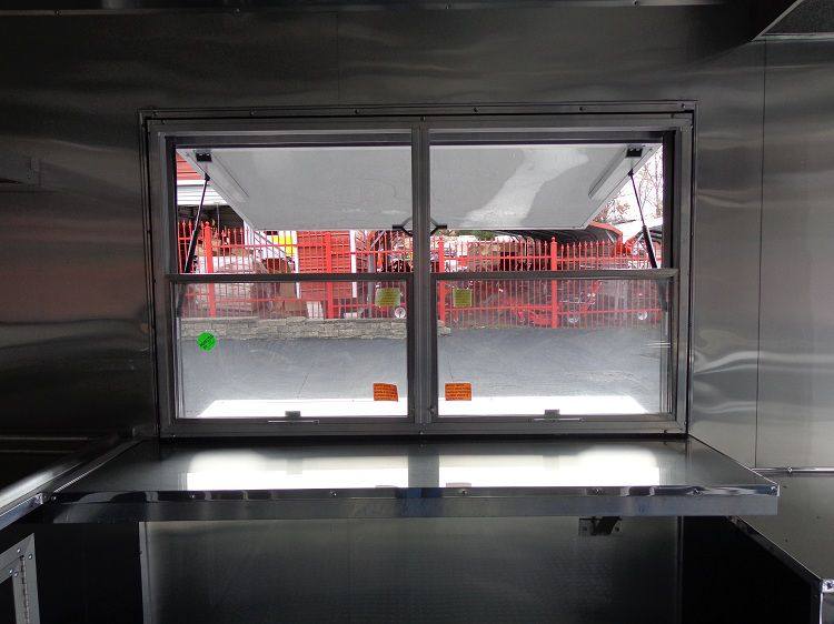 1127-concession-trailer-8.5-x-20-black-bbq-smoker-food-vending-8.jpg Concession Trailer 8.5' x 20' Black - BBQ Smoker Food Vending
