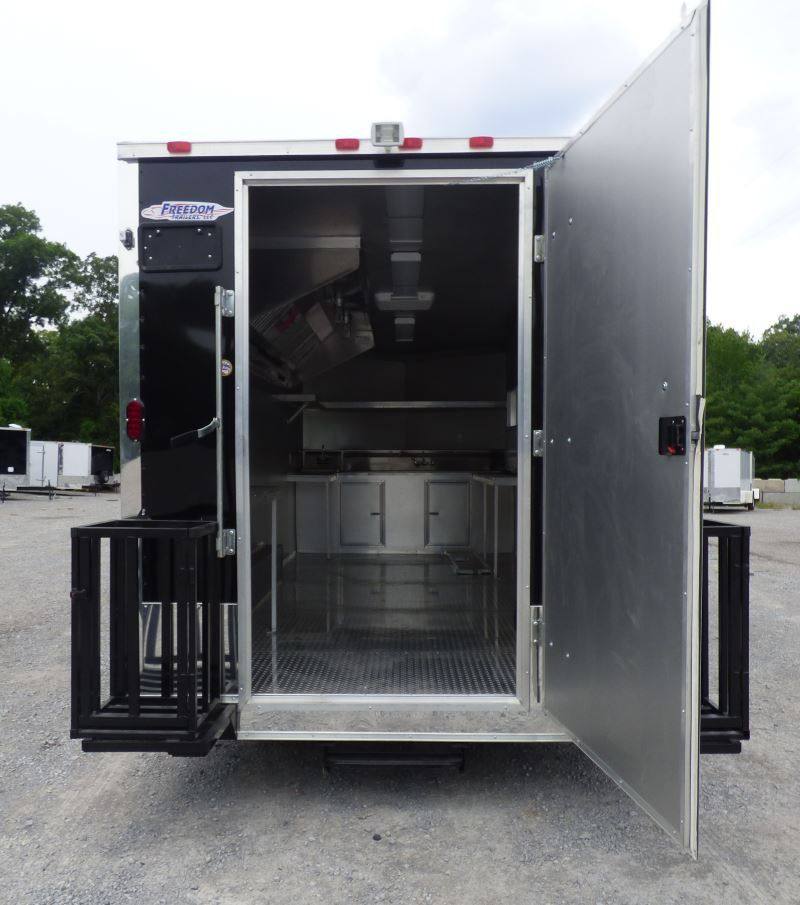 1128-concession-trailer-8.5-x-20-black-catering-event-food-trailer-11.jpg Concession Trailer 8.5' x 20' Black - Catering Event Food Trailer