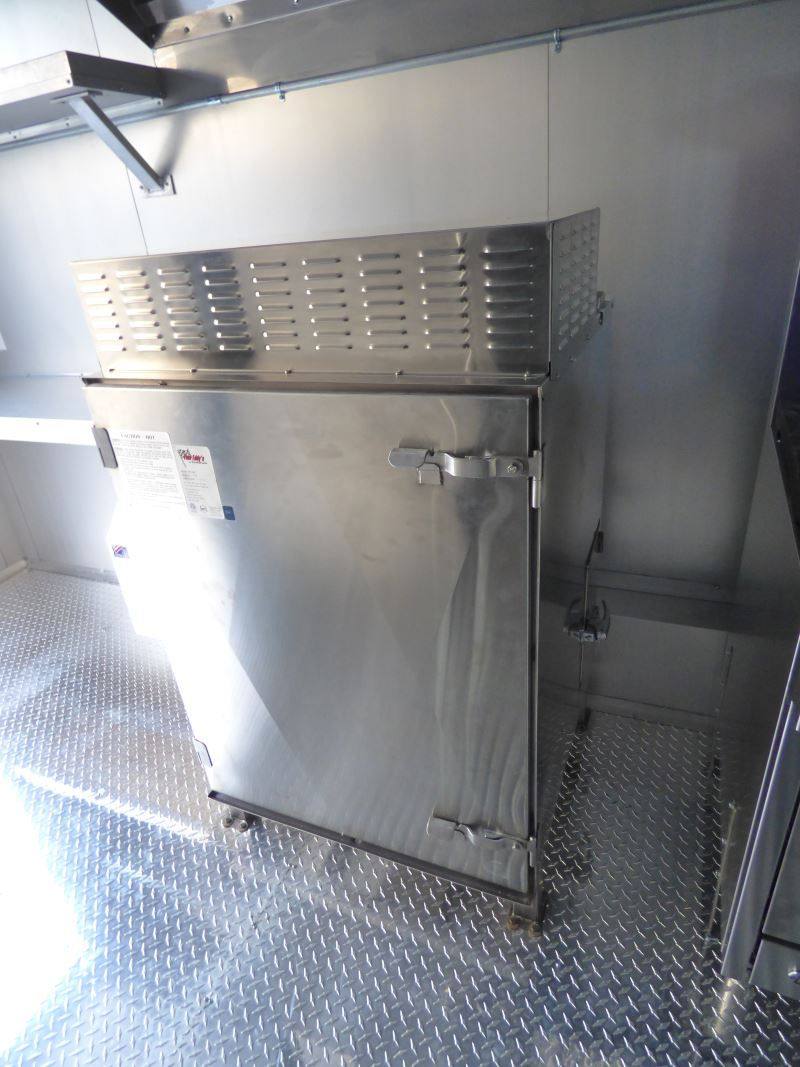 Concession Trailer 8.5' x 20' Black - Catering Event Food Trailer Appliances