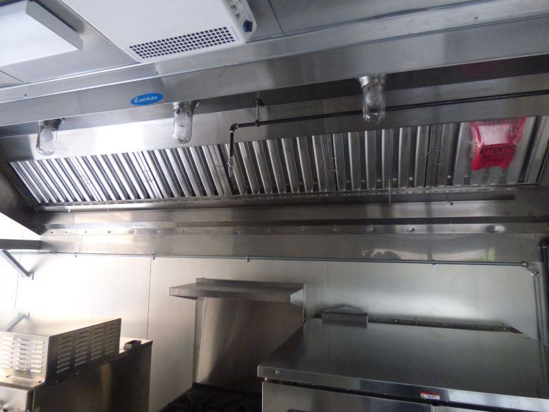 Concession Trailer 8.5' x 20' Black - Catering Event Food Trailer Appliances