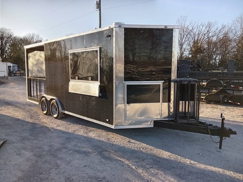 1132-concession-trailer-8.5-x-20-black-food-catering-10.jpg Concession Trailer 8.5' X 20' Black Food Catering