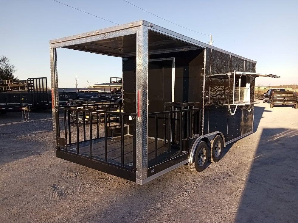 1132-concession-trailer-8.5-x-20-black-food-catering-14.jpg Concession Trailer 8.5' X 20' Black Food Catering
