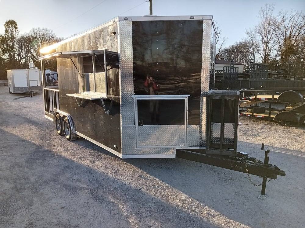 1132-concession-trailer-8.5-x-20-black-food-catering-2.jpg Concession Trailer 8.5' X 20' Black Food Catering