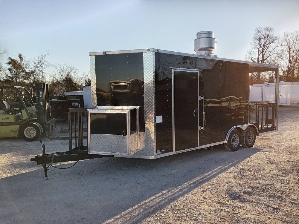 1132-concession-trailer-8.5-x-20-black-food-catering-3.jpg Concession Trailer 8.5' X 20' Black Food Catering