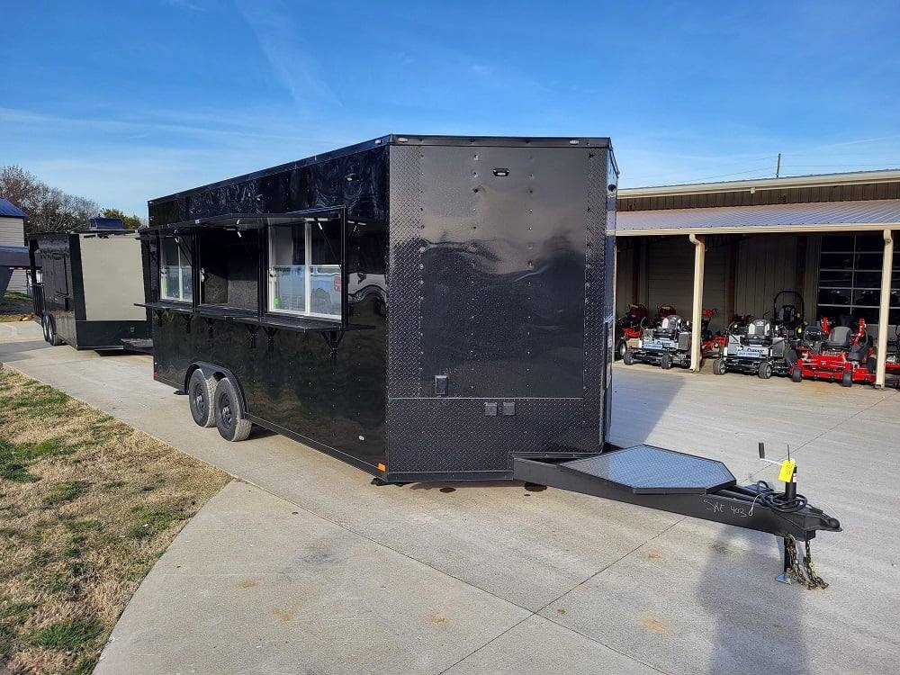 1133-concession-trailer-8.5-x-20-black-food-event-catering-vending-1.jpg Concession Trailer 8.5' X 20' Black Food Event Catering Vending