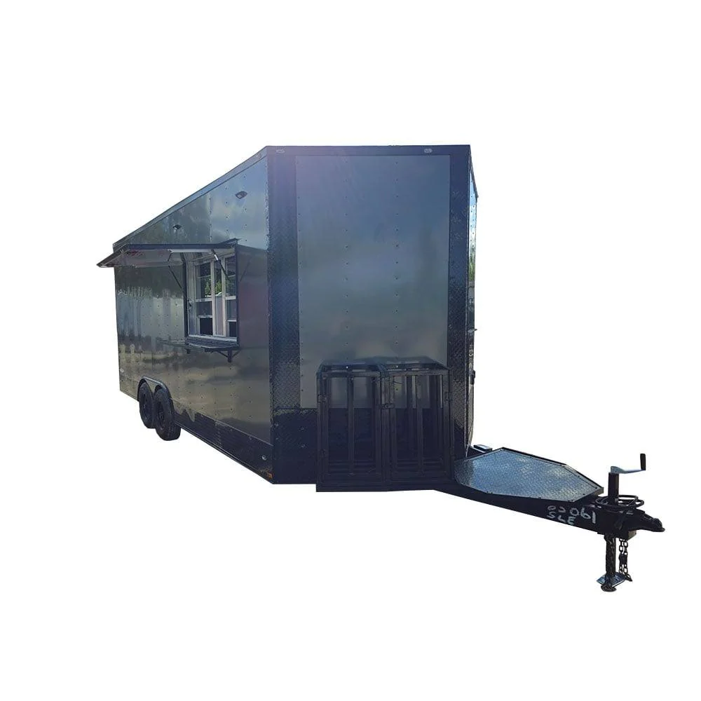 1136-concession-trailer-8.5-x-20-charcoal-grey-food-event-catering-1.webp Concession Trailer 8.5' X 20' Charcoal Grey Food Event Catering