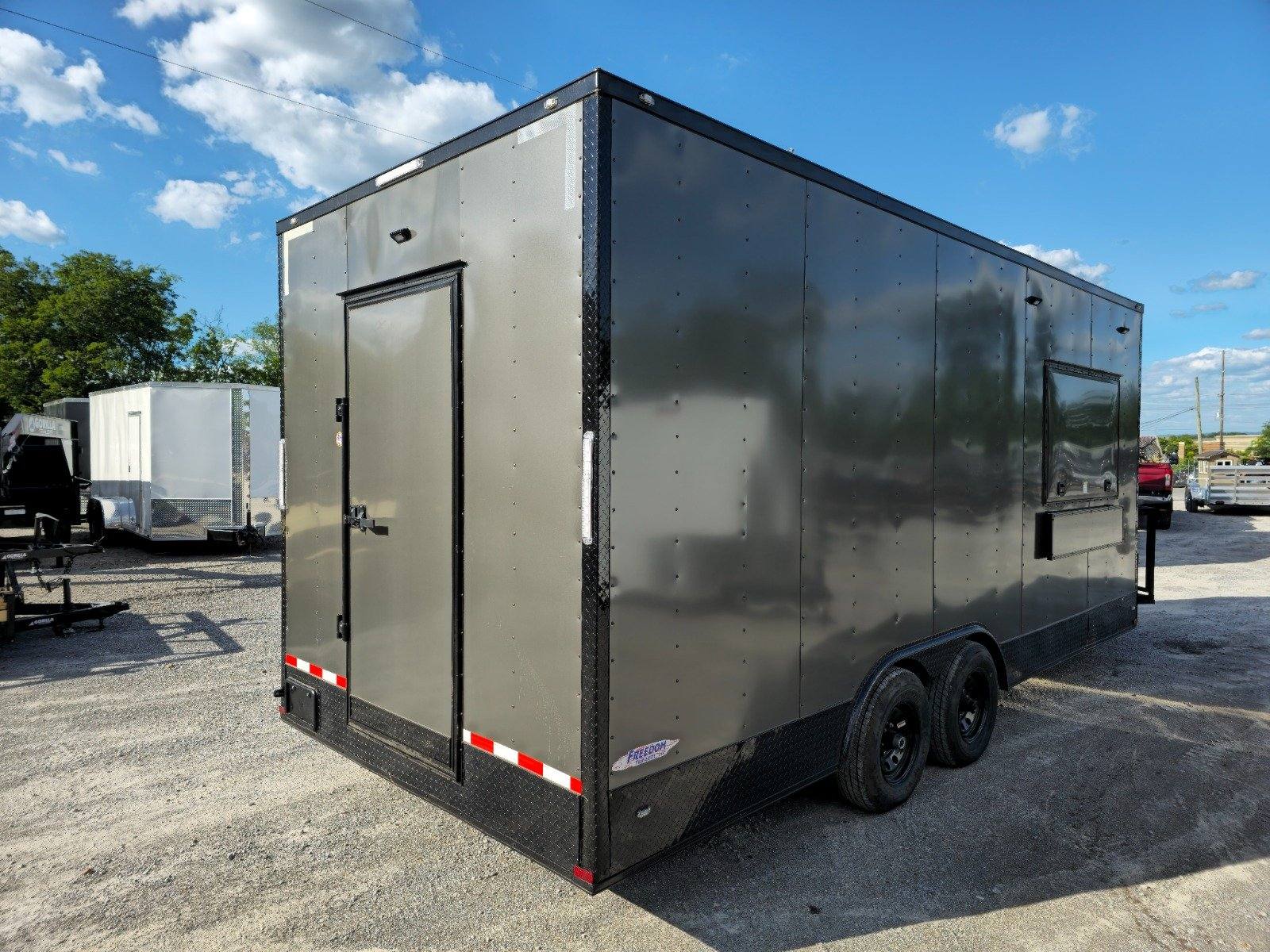 1136-concession-trailer-8.5-x-20-charcoal-grey-food-event-catering-11.jpg Concession Trailer 8.5' X 20' Charcoal Grey Food Event Catering