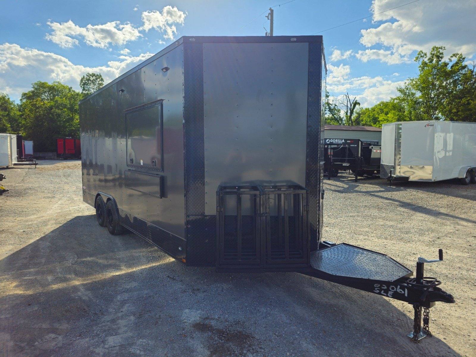 1136-concession-trailer-8.5-x-20-charcoal-grey-food-event-catering-13.jpg Concession Trailer 8.5' X 20' Charcoal Grey Food Event Catering