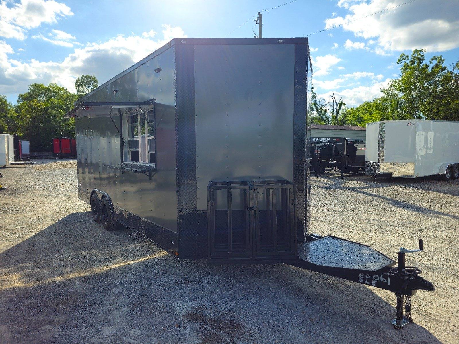 1136-concession-trailer-8.5-x-20-charcoal-grey-food-event-catering-15.jpg Concession Trailer 8.5' X 20' Charcoal Grey Food Event Catering