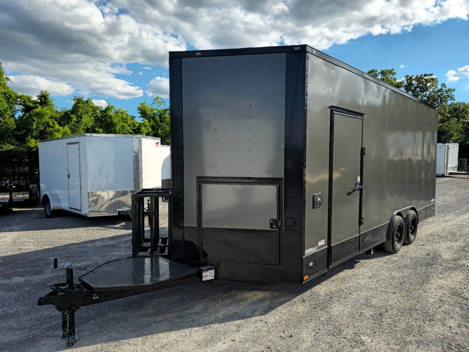 1136-concession-trailer-8.5-x-20-charcoal-grey-food-event-catering-6.jpg Concession Trailer 8.5' X 20' Charcoal Grey Food Event Catering