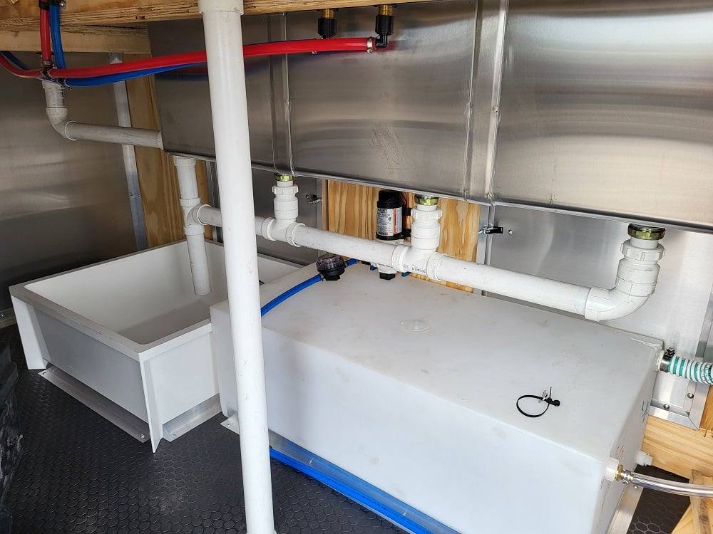 Concession Trailer 8.5' X 20' Charcoal Grey Food Event Catering