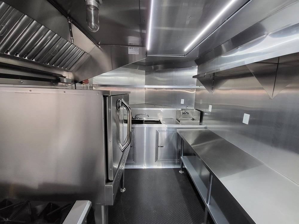 Concession Trailer 8.5' X 20' Charcoal Grey Food Event Catering