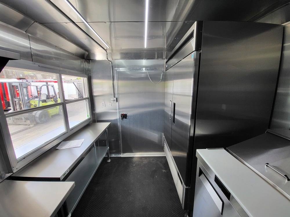 Concession Trailer 8.5' X 20' Charcoal Grey Food Event Catering