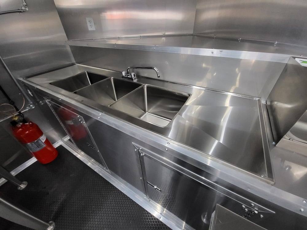 Concession Trailer 8.5' X 20' Charcoal Grey Food Event Catering