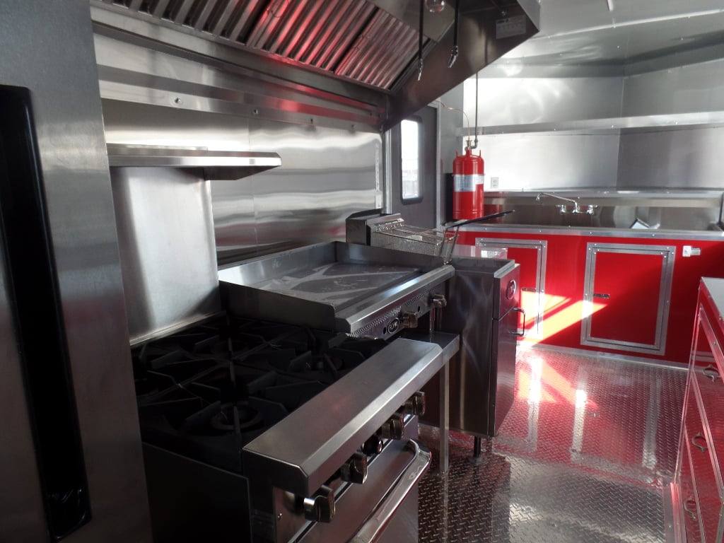 114-8.5-x-16-concession-food-victory-red-trailer-with-appliances-4.jpg 8.5' x 16' Concession Food Victory Red Trailer With Appliances