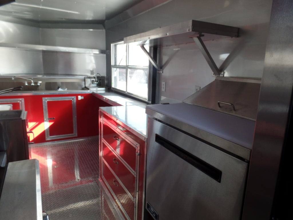 114-8.5-x-16-concession-food-victory-red-trailer-with-appliances-7.jpg 8.5' x 16' Concession Food Victory Red Trailer With Appliances