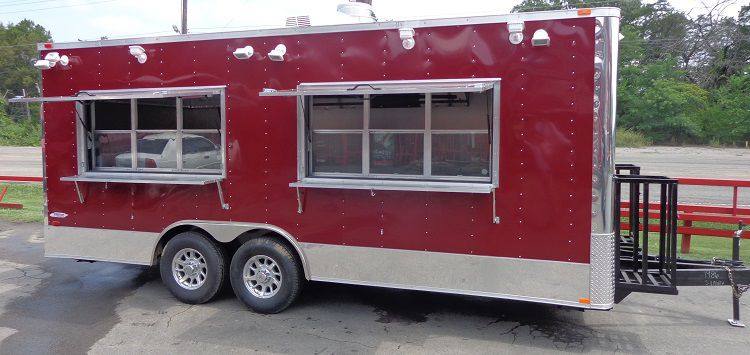 1143-concession-trailer-8.5-x-20-red-custom-enclosed-event-food-kitchen-12.jpg Concession Trailer 8.5' x 20' Red - Custom Enclosed Event Food Kitchen